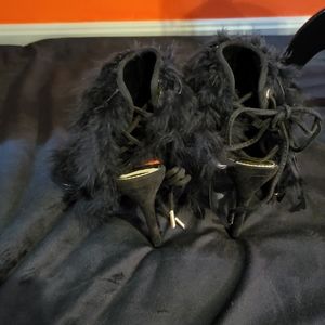 Women black fairy heels New